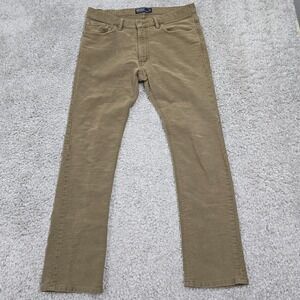 Polo Ralph Lauren Mens Brown Jeans Size 34x30‎ (Fits 32x29.5) Casual
